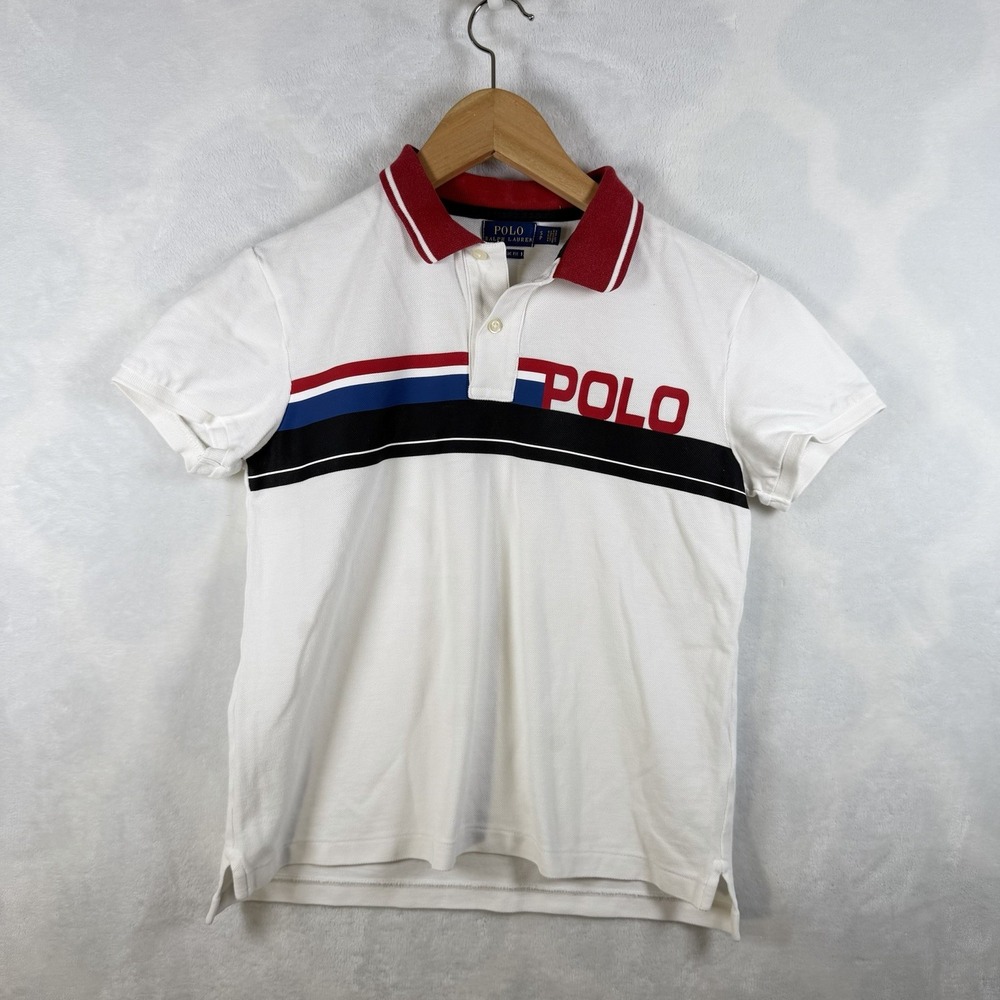 Polo Ralph Lauren Top Womens Polo Shirt White Polo Logo short sleeve Size S